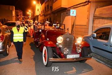 Papá Noel visita de sorpresa Lomo Magullo (Telde)/Francisco Javier Santana.
